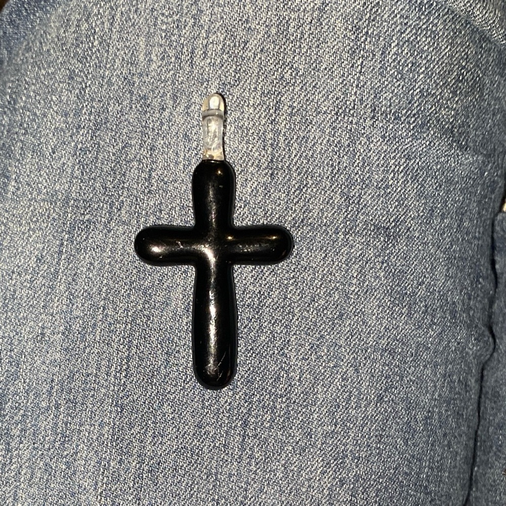 Black Cross Pendant